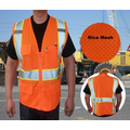 ANSI class 2 Safety Vest Rice Mesh